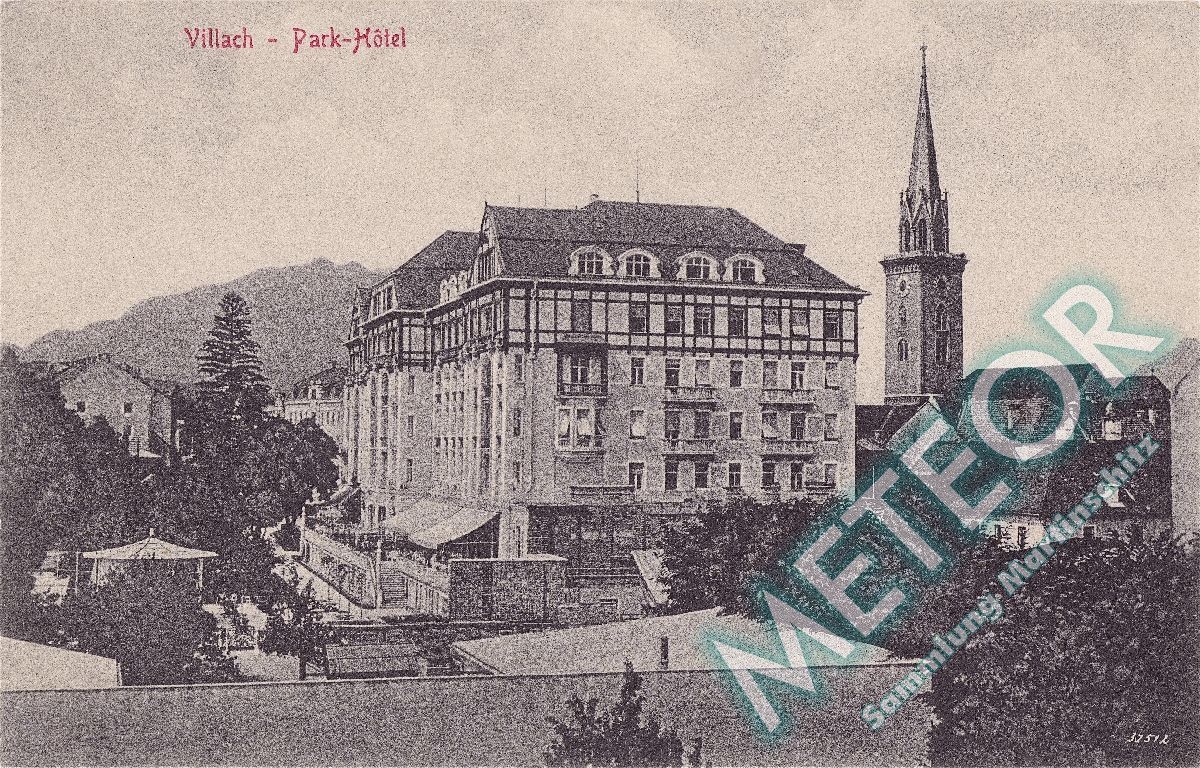 1918 - Villach Parkhotel - Verlag Caspar & Poltnig, Villach - Nr. L130