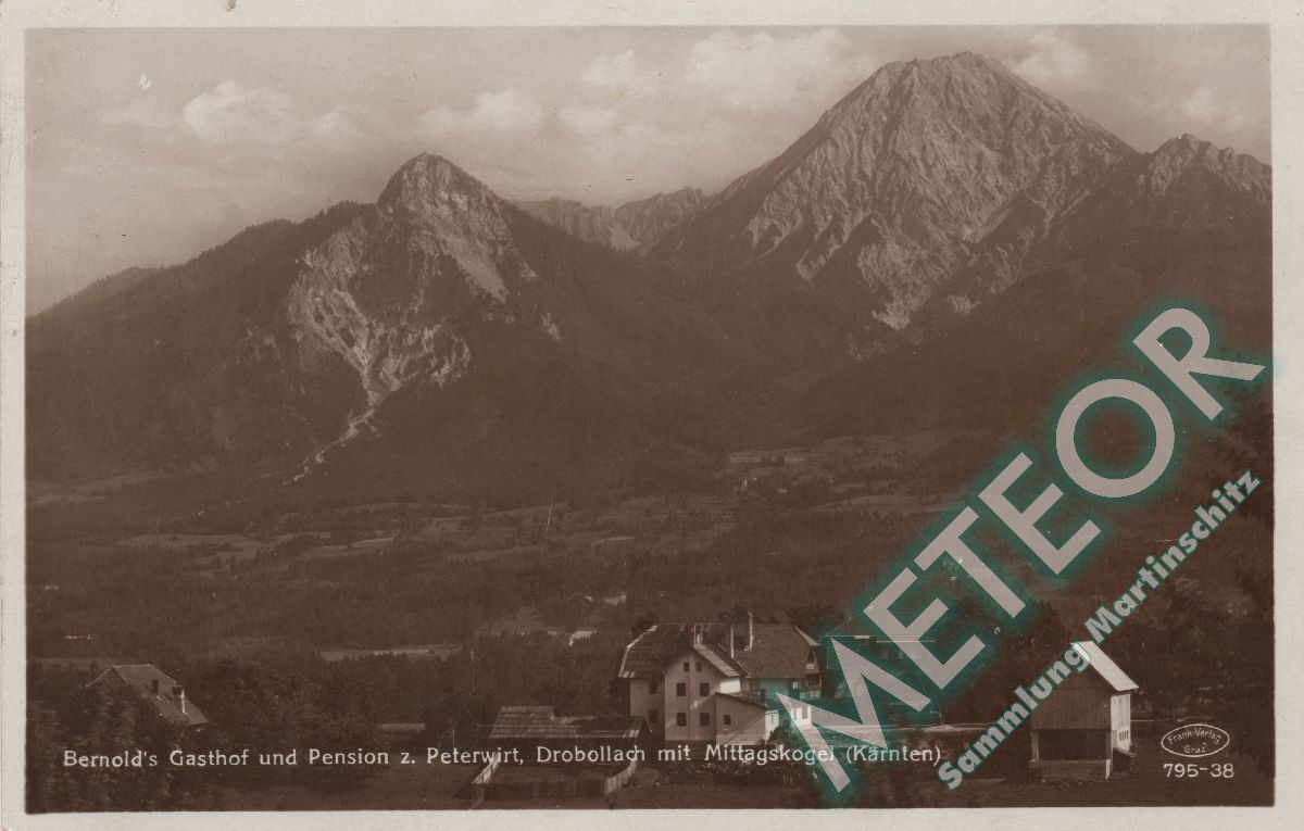 1931 - Bernolds Gasthof und Pension zum Peterwirt - Verlag Oswald Bernold Drobollach