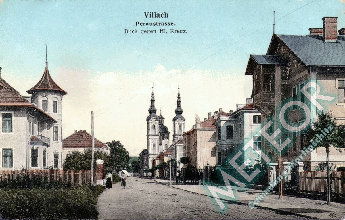 Peraustrasse - 1908 - Verlag Bogensberger Villach