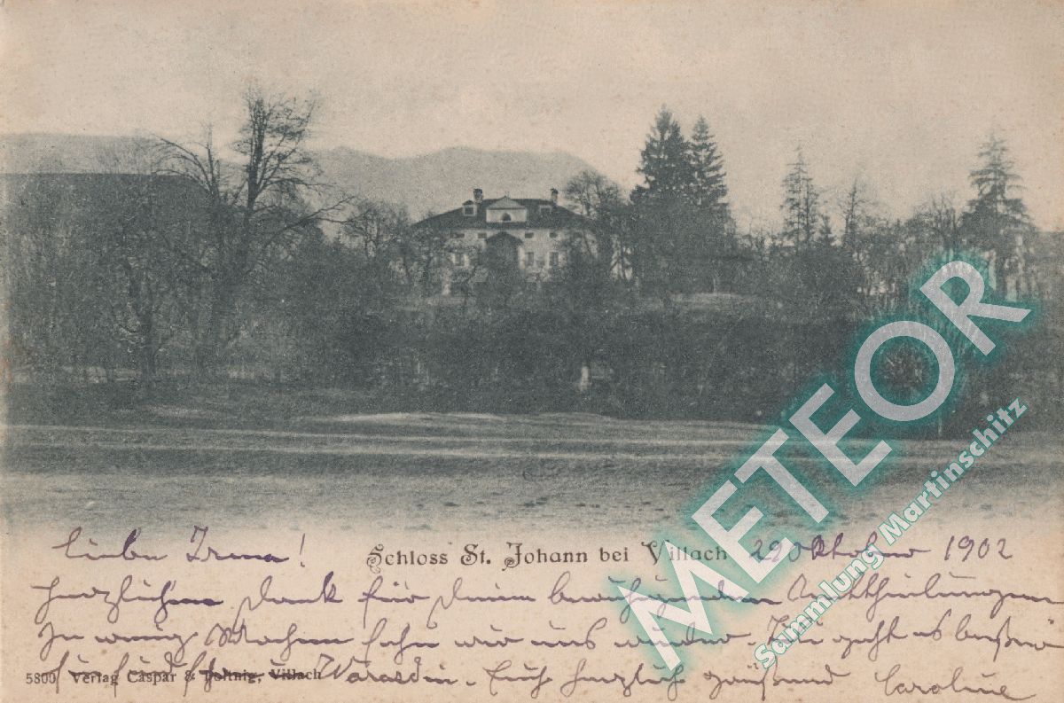 Schloss St. Johann gel. 1902 - Verlag nicht bekannt